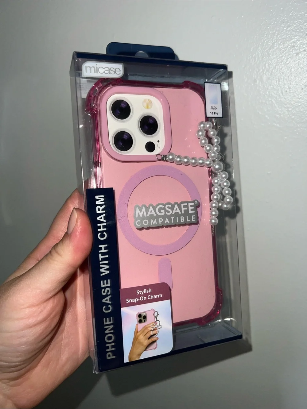 Pearl Bow Charm Phone Case Viral iPhone Case